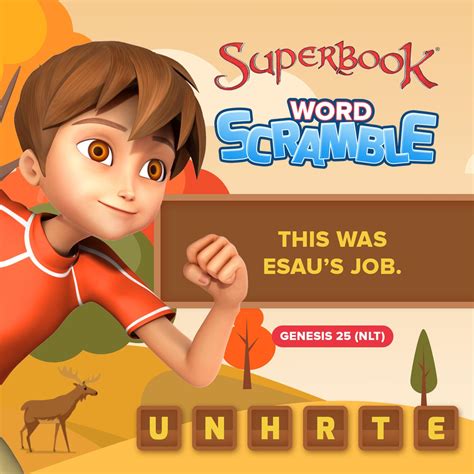 #WordScramble It had something to do with animals and food! | Bible for kids, Superbook, Bible apps