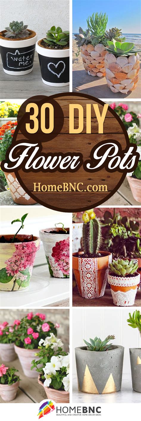 30 Best DIY Flower Pot Ideas and Designs for 2023