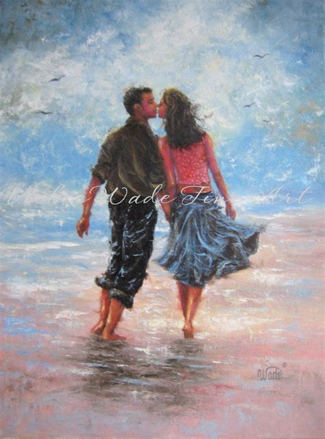 RESERVED for Richard Custom Beach Walk Oil Painting Lovers | Etsy | Lovers art, Romantic ...