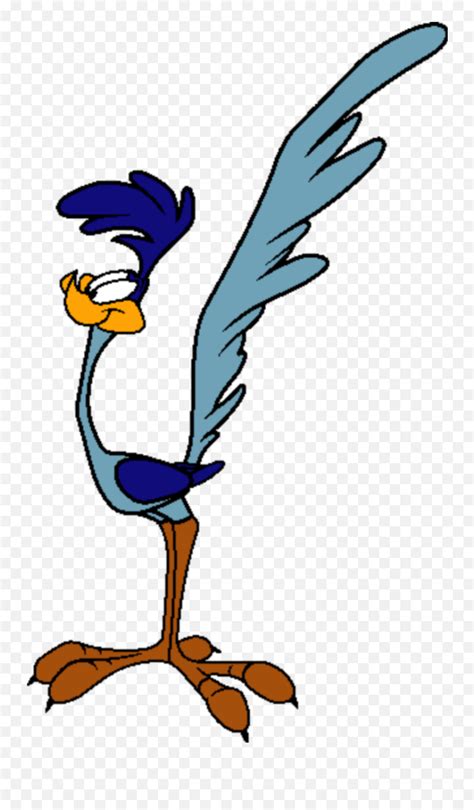 Roadrunner - Looney Tunes Road Runner Cartoon Emoji,Road Runner Emoji - free transparent emoji ...