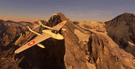 SwissMilSim – De Havilland Vampire DH-100 MSFS – simFlight