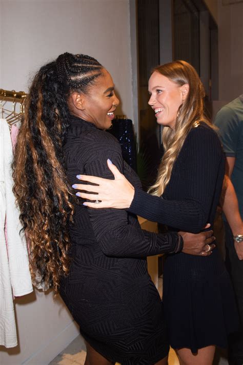 SERENA WILLIAMS and CAROLINE WOZNIACKI at Serena Williams Pop Up at Art ...