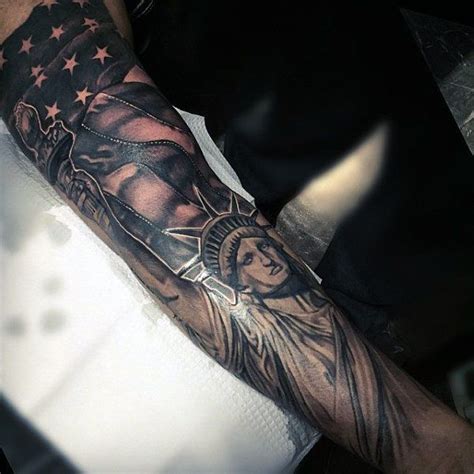 Top 91 Patriotic Tattoo Ideas - [2021 Inspiration Guide] | Sleeve tattoos, Half sleeve tattoo ...