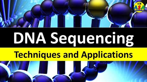 DNA sequencing: Techniques and applications - YouTube