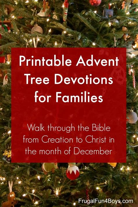 Download and Print Advent Jesse Tree Devotions - Frugal Fun For Boys and Girls | Advent ...