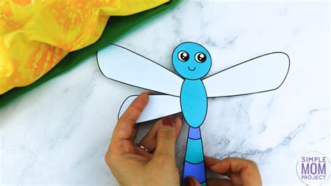 Free Printable Dragonfly Craft Template - Simple Mom Project