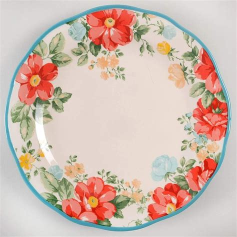 Vintage Floral Dinner Plate by Pioneer Woman | Pioneer woman dishes ...