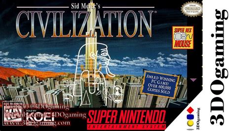 Sid Meier’s Civilization for the Super Nintendo | SNES - YouTube