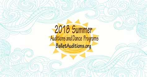 Ballet Auditions for Summer Intensives, Colleges and Companies