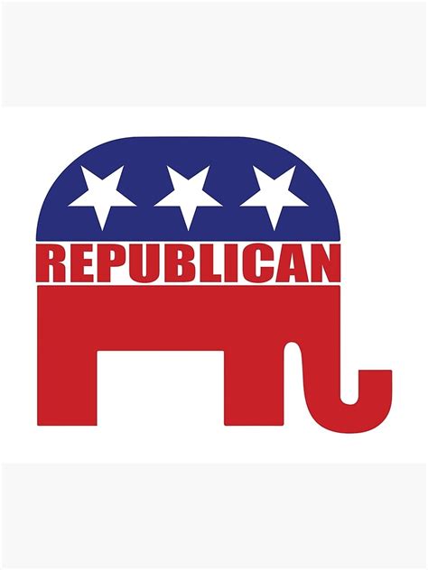 "Republican Elephant Logo" Art Print for Sale by Republican | Redbubble