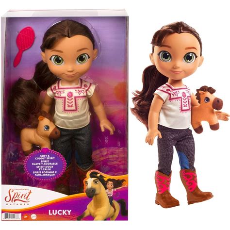 Spirit Untamed Toddler Lucky Doll (14-in), Spirit Plush & Brush, Ages 3 ...