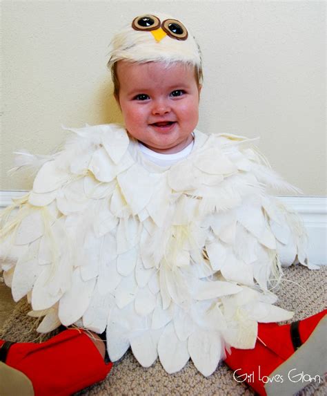 No Sew Baby Owl Costume - Girl Loves Glam