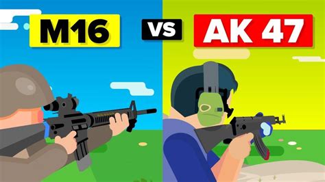 Video Infographic : M16 vs AK 47 Rifle Comparison - Infographic.tv ...