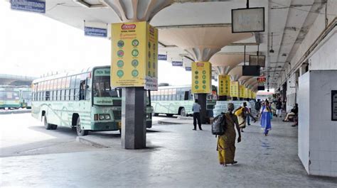 Koyambedu bus terminus wears deserted look | Koyambedu bus terminus wears deserted look