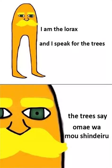 I am the lorax... : r/memes