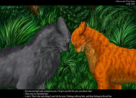 Graystripe and Fireheart by Vialir on DeviantArt