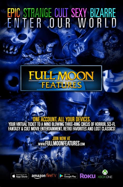 Full Moon Features App Launches Unleashing Access to the Genre Label's ...