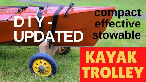 DIY Kayak Trolley UPDATED - YouTube