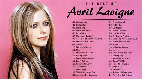 Avril Lavigne greatest Hits Full Album 💖 Best Songs Of Avril Lavigne 💖 ...