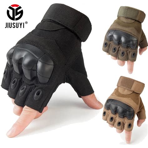 Tactical Fingerless Gloves Military Armed Combat Paintball Airsoft ...