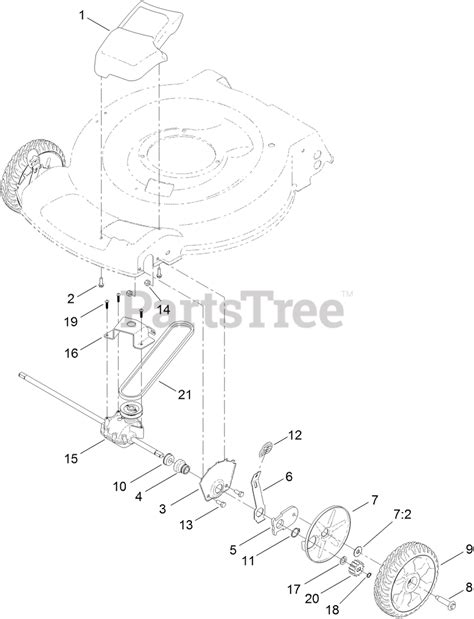 Toro Recycler 22 Parts Drive Belt Diagram | Reviewmotors.co