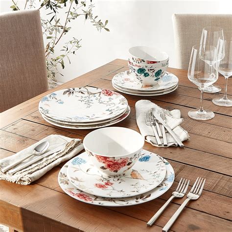 Buy Lenox Sprig & Vine 12-Piece Dinnerware Set, 17.30 LB, White Online at Lowest Price in Ubuy ...