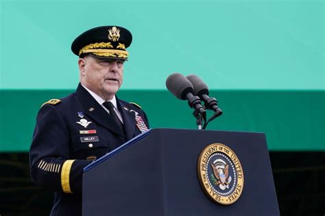 In farewell speech, Gen. Mark Milley says military serves Constitution, not despots