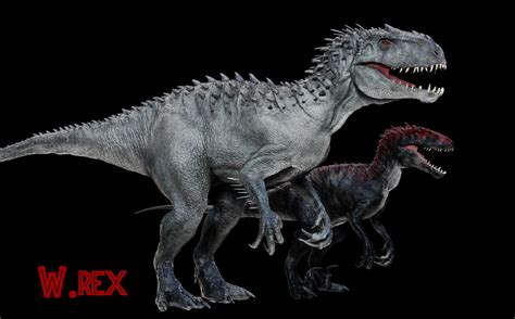 Indominus Rex and indoraptor Jurassic world by Wolfhooligans on DeviantArt