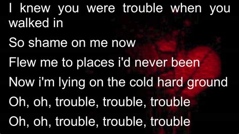 Taylor_Swift_Trouble_lyrics - YouTube