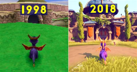 1998 Vs 2018: Spyro The Dragon Amazing Then Vs Now Comparison - Wow ...