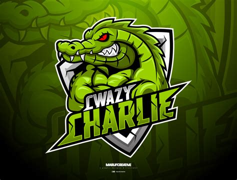 Crazy Crocodile Mascot Logo Design | Crocodile Vector by Maruf Sheikh ...