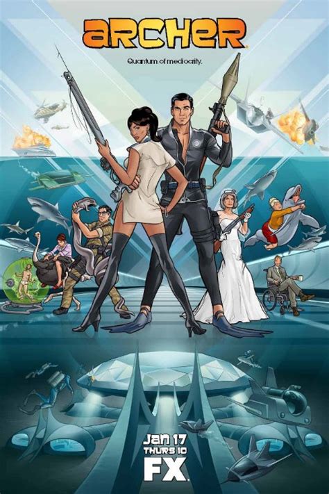 Archer TV Poster (#3 of 12) - IMP Awards