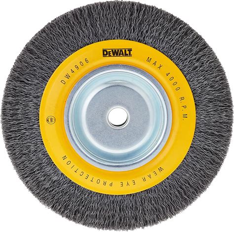 Buy DEWALT Wire Wheel for Bench Grinder, Crimped Wire, 6-Inch Online at ...