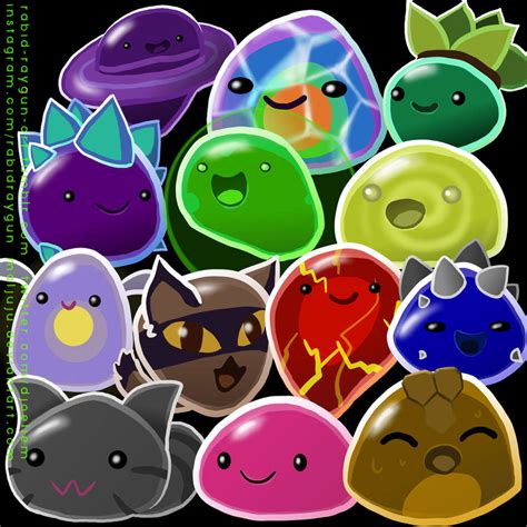 Slime Rancher slimes by MalJuJu on DeviantArt