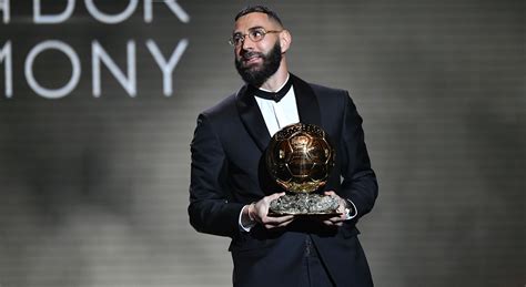 Real Madrid's Karim Benzema wins Ballon d'Or as best soccer player in ...