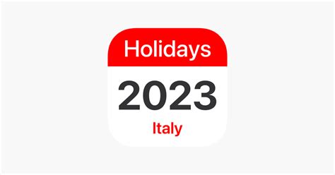 ‎App Store 上的“Italy Public Holidays 2023”