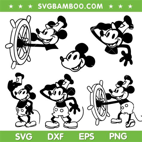 Steamboat Willie SVG Bundle