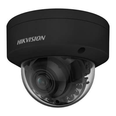 CSD | Hikvision 6MP Motorised VF ColorVu Dome Camera, Hybrid Light, WDR, 2.8-12mm, Black