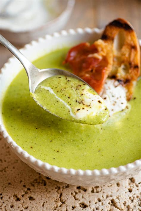 Green Pea Soup with Crispy Prosciutto - Inside The Rustic Kitchen