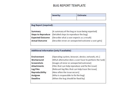 Bug Report: How to Report and Downloadable Template | Vit Lyoshin