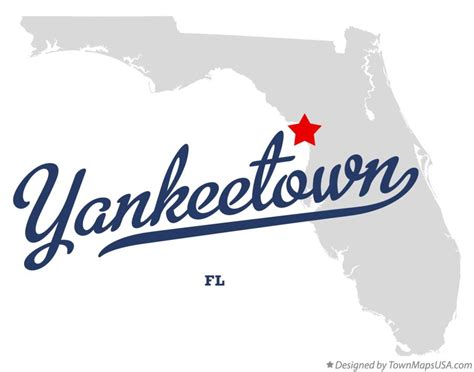 Map of Yankeetown, FL, Florida