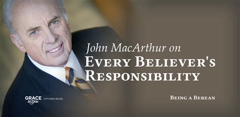 Blog Post - John MacArthur on Every Believer's Responsibility