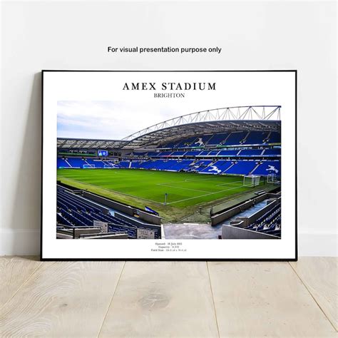 Amex Stadium Print Brighton Wall Art Print Amex Stadium Fans - Etsy