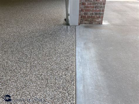 Epoxy Flakes On A Garage Floor