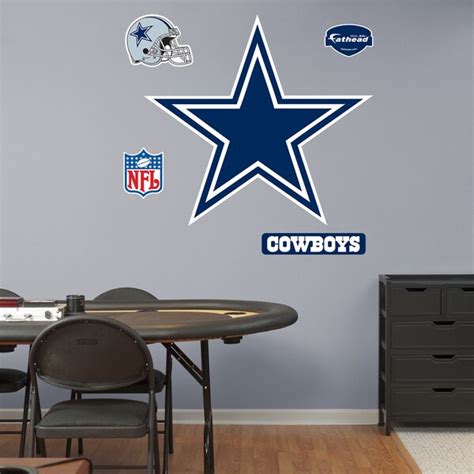 Fathead Dallas Cowboys Logo Wall Decals - 16371805 - Overstock.com ...