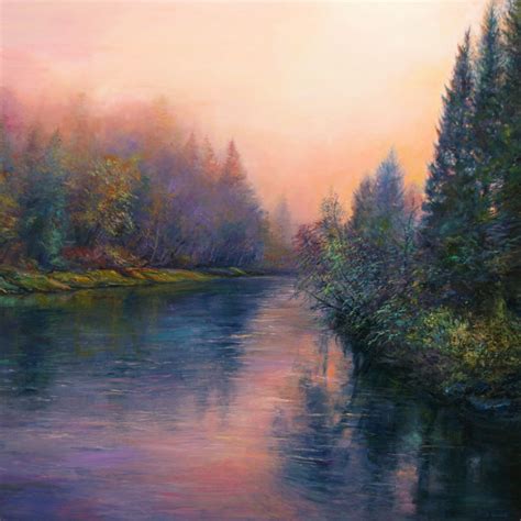 Romantic Landscape Painting Forest