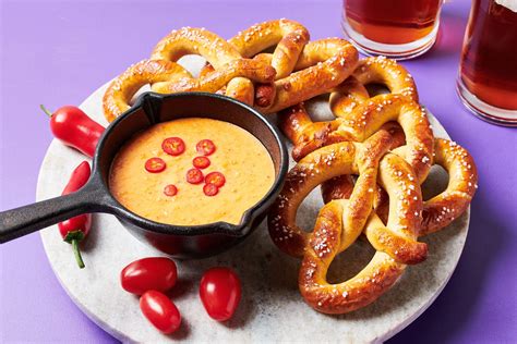 Oktoberfest Pretzels With Spicy Tomato Beer Cheese - SUNSET Grown. All rights reserved.