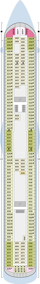 AIDAstella Deck plan & cabin plan