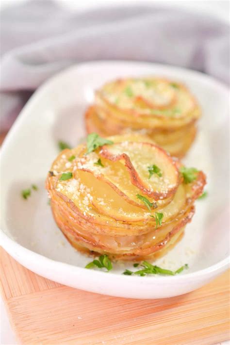 Sliced Potatoes in a Muffin Tin - Sweet Pea's Kitchen