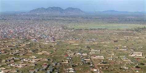 Aerial Panorama of Juba, South Sudan Stock Photo - Image of jebel ...